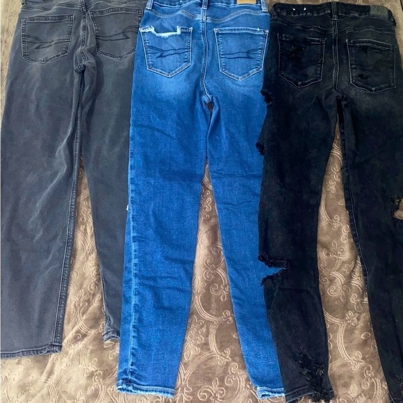 AMERICAN EAGLE Jeans Bundle 7 Size 2/4 - Picture 6 of 11